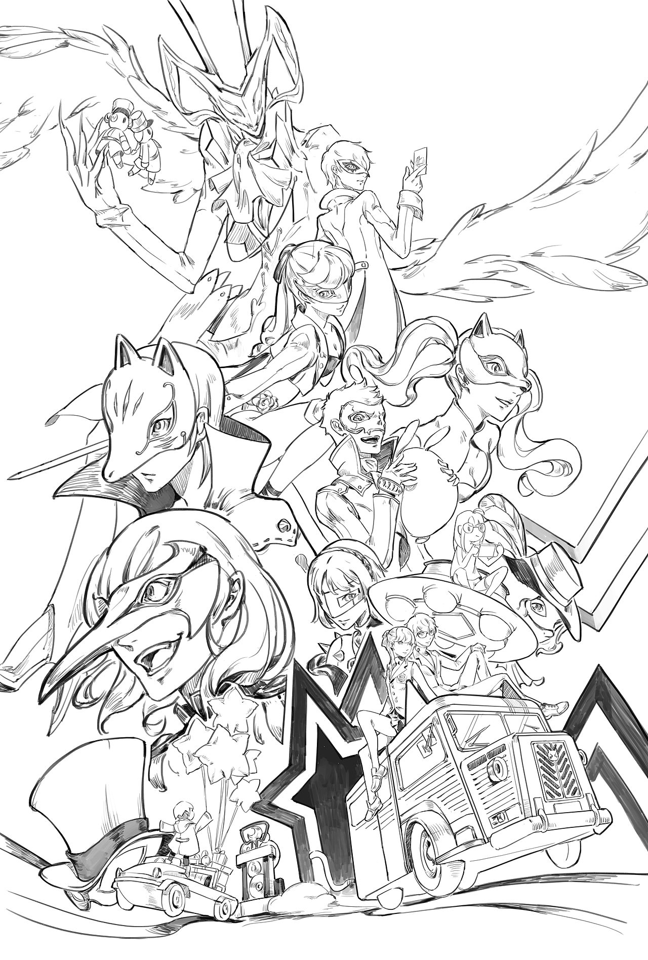 女神异闻录5同人