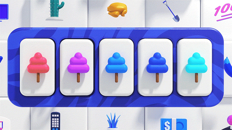 多色图标，自由配置缤纷之色