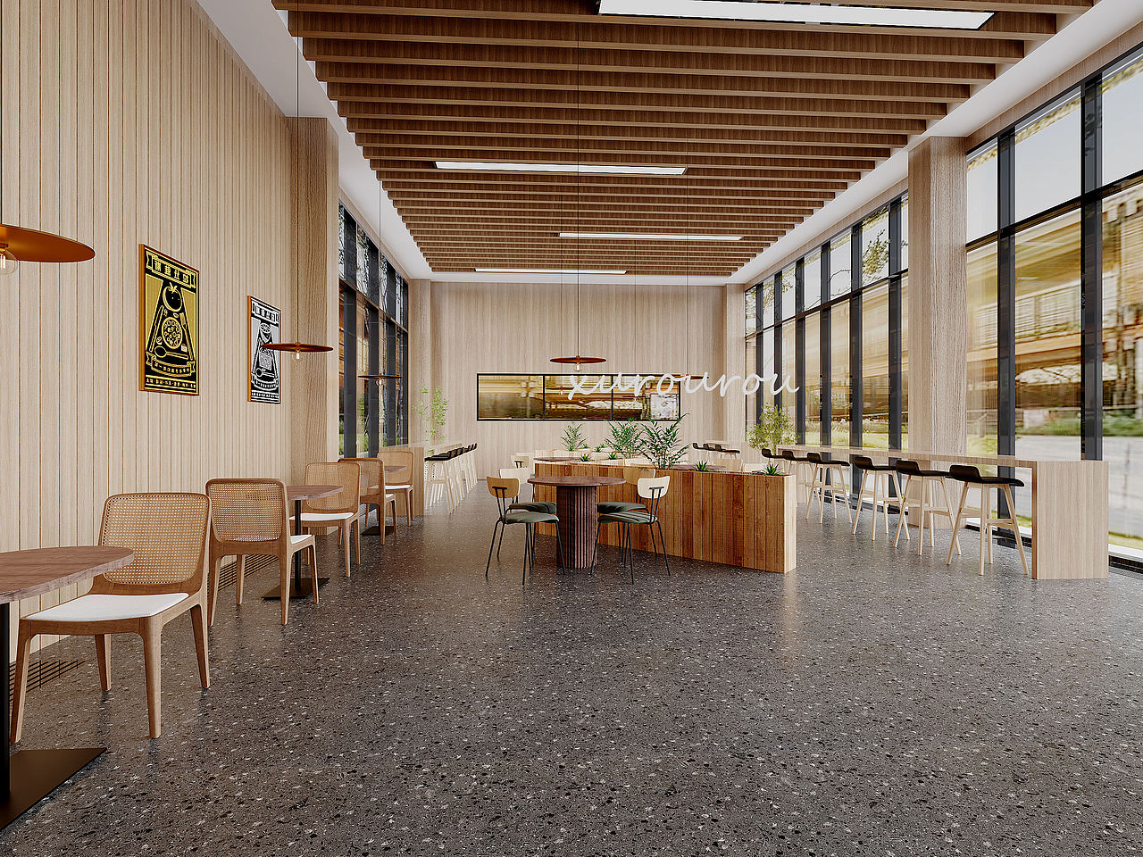 工装||咖啡馆---街边转角的咖啡店