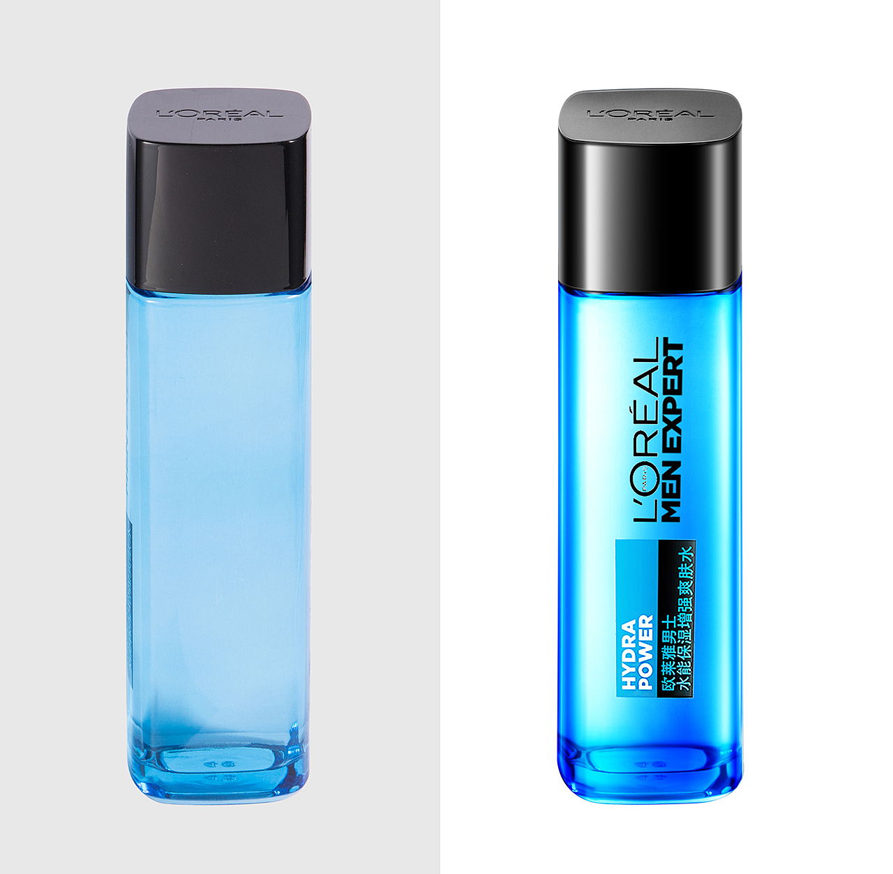 护肤品修图对比