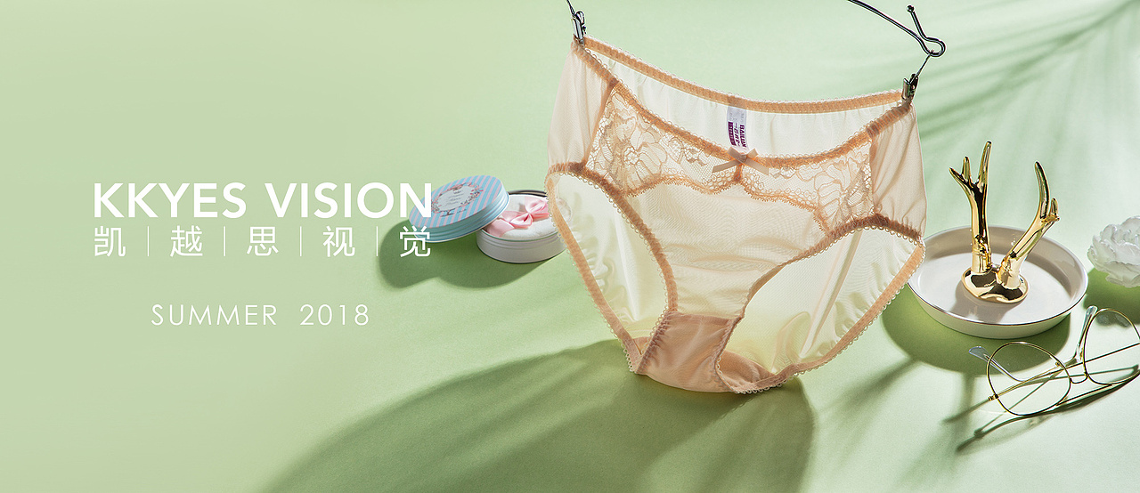 三枪唯品会海报图banner内衣内裤睡衣静物拍摄2