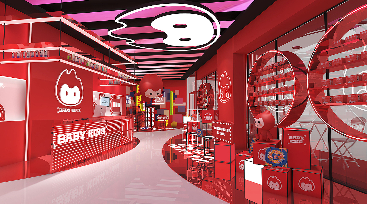 品牌IP展厅（图ZMjUyMTc3NTg0） - 场景 - 站酷设计师剩下光年原创素材 - 站酷ZCOOL