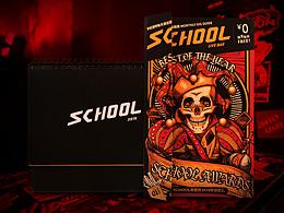 SCHOOL LIVE BAR摇滚台历2019