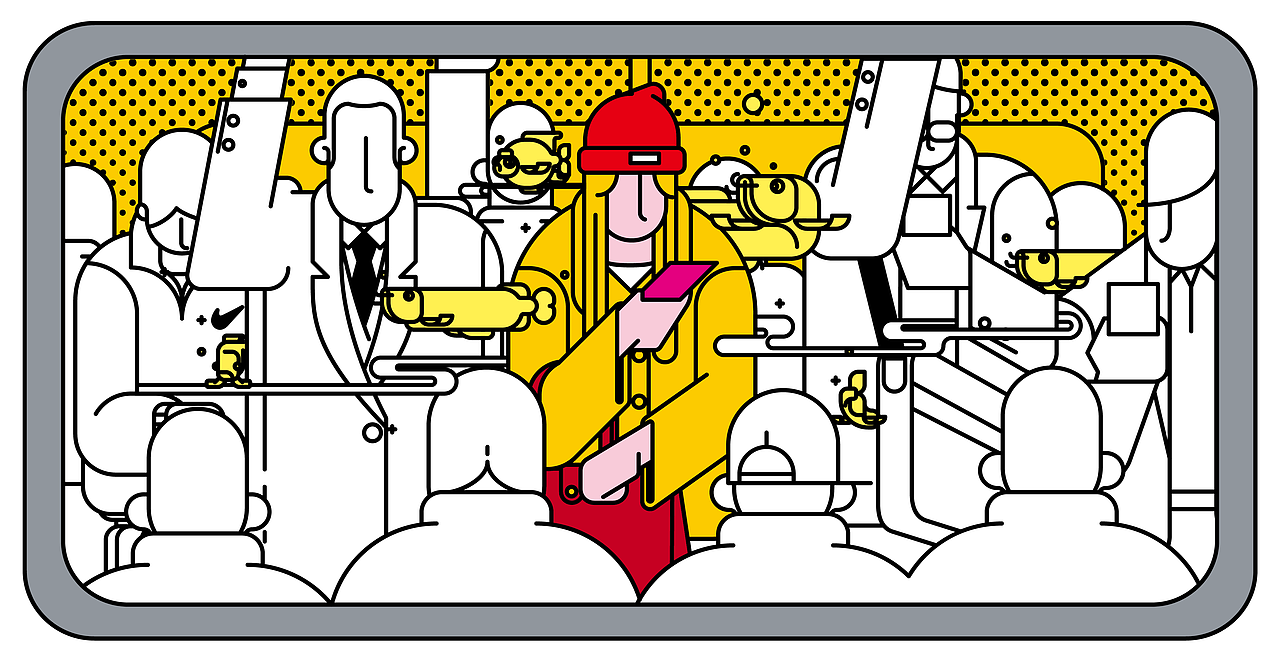 地铁二号线（图ZMzk5NTI4ODQ=） - 其他动漫 - 站酷设计师angooo原创素材 - 站酷ZCOOL