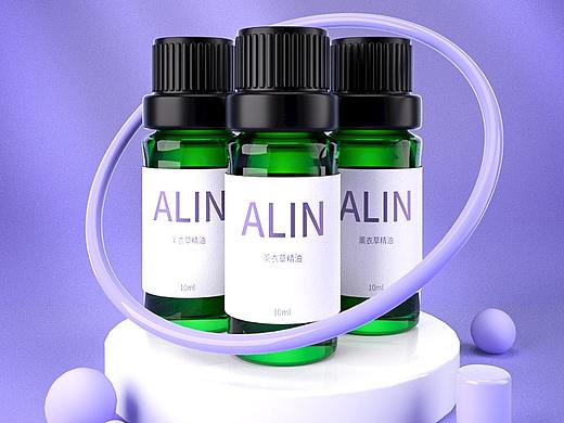 C4D建模渲染练习-精油