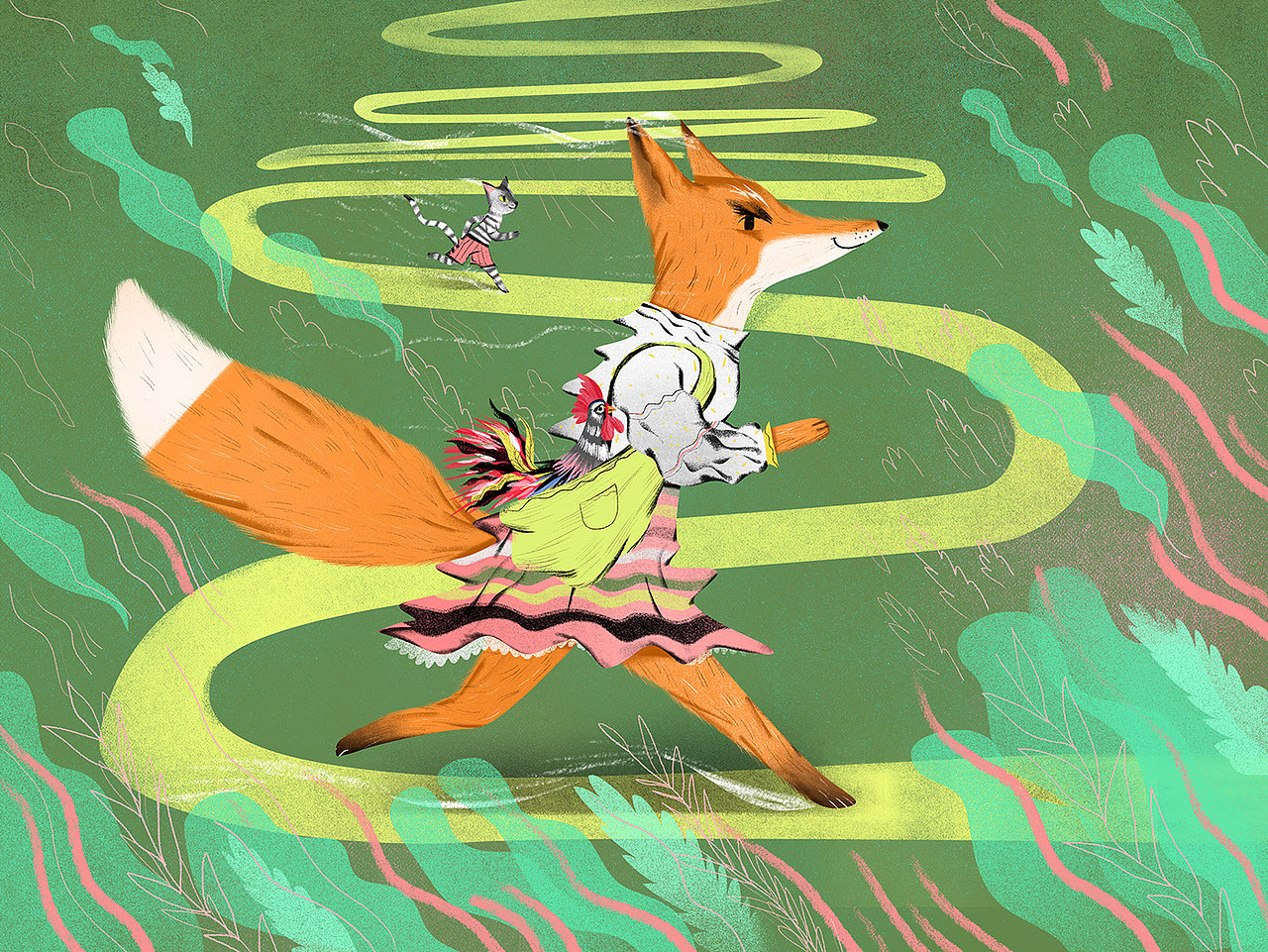 繪本插畫（圖ZMjgyMDgzNDM2） - 商業(yè)插畫 - 站酷設(shè)計(jì)師彌青藤原創(chuàng)素材 - 站酷ZCOOL