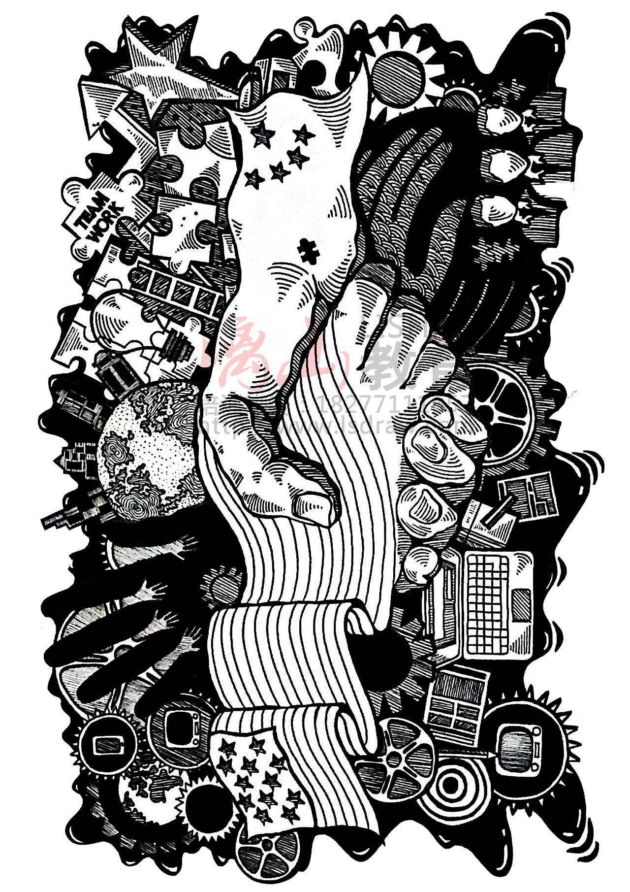 2019年漓山教育学员新作品赏析_图形创意作品集