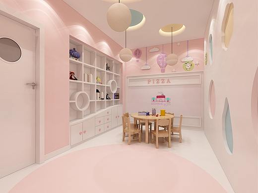 少儿画室装修设计效果图