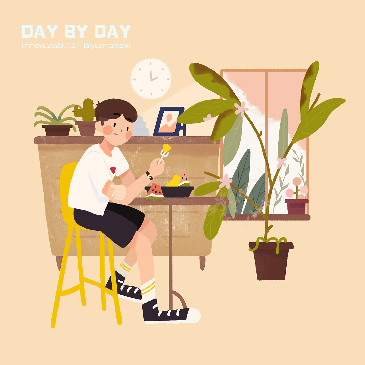 【临摹】饭太稀|插画|创作习作|一只橙zi - 临摹作品 - 站酷 (zcool)