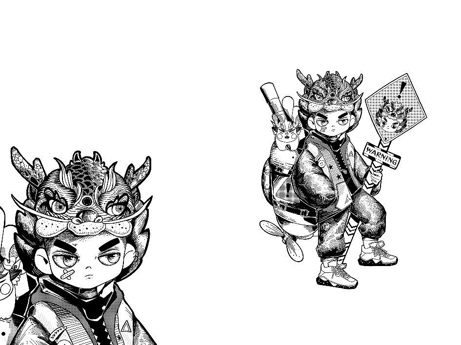 2024龍年IP設(shè)計（圖ZMzQyOTUzMzMy） - 商業(yè)插畫 - 站酷設(shè)計師卉青原創(chuàng)素材 - 站酷ZCOOL