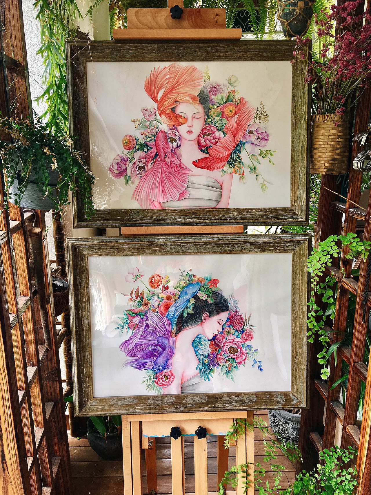 斗鱼 | 温柔的性感（图ZNzgzMzY0NTY=） - 艺术插画 - 站酷设计师兔籽Echo原创素材 - 站酷ZCOOL