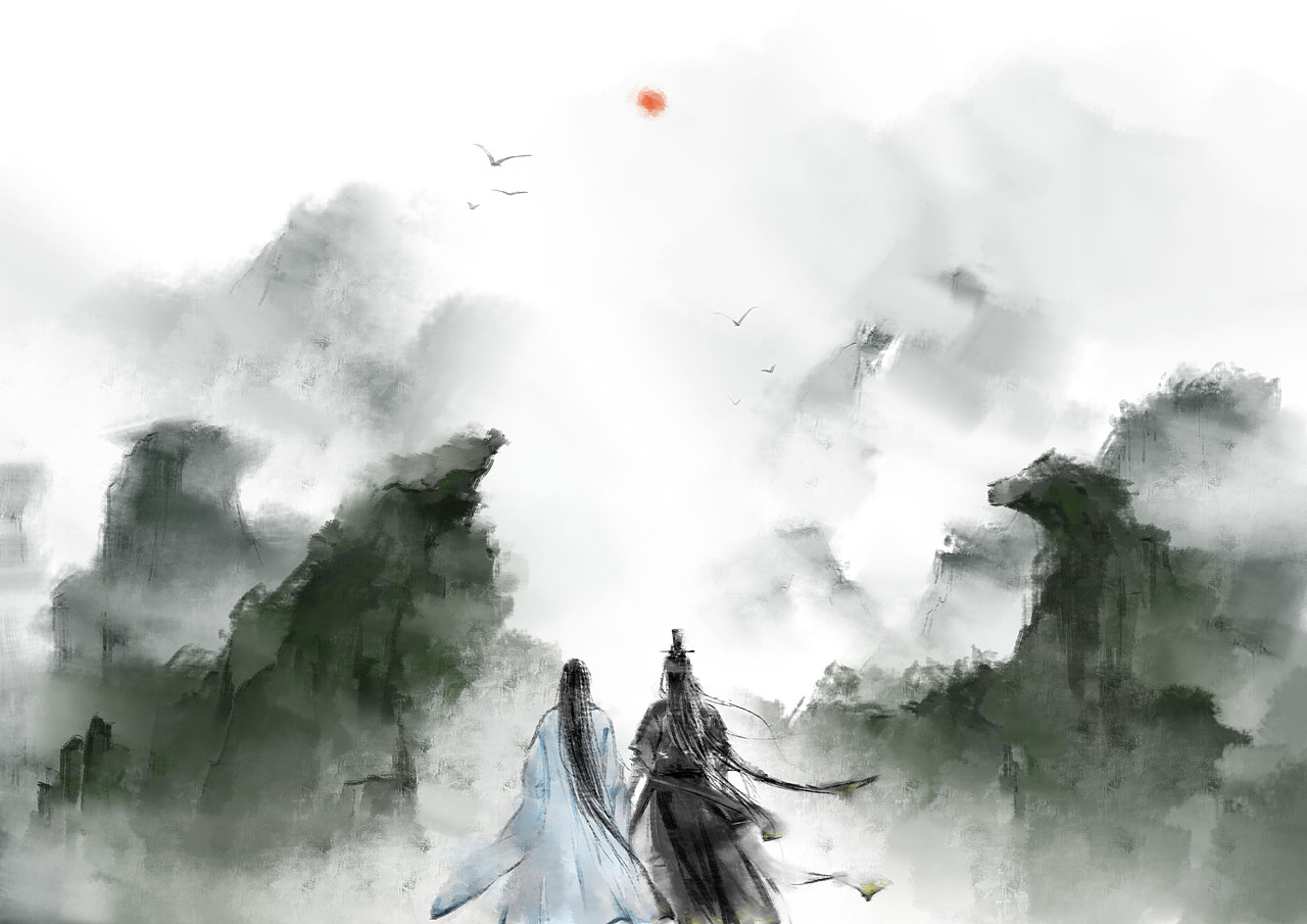 长相守（图ZMTIwODI3NDc2） - 艺术插画 - 站酷设计师隔壁画画的老张原创素材 - 站酷ZCOOL