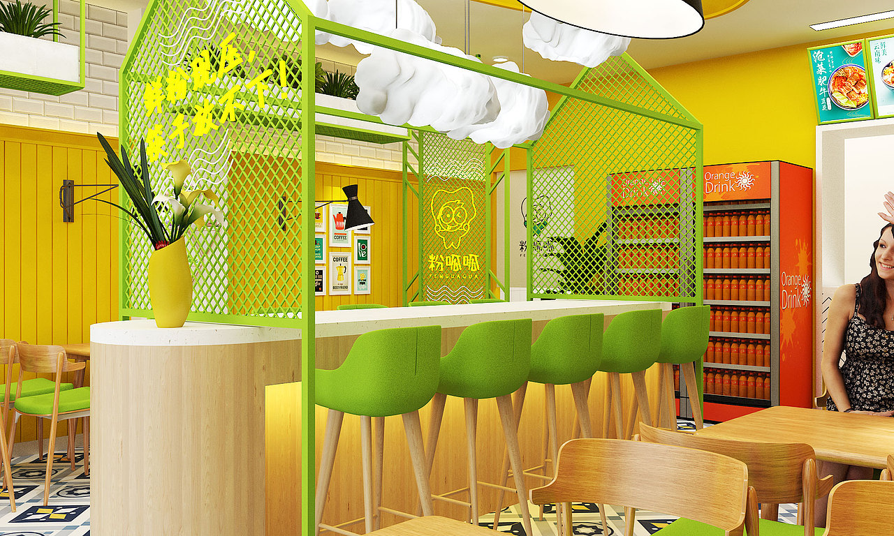 粉呱呱快餐（图ZMjM5NjgwNDU2） - 酒店餐饮设计 - 站酷设计师可汗设计原创素材 - 站酷ZCOOL