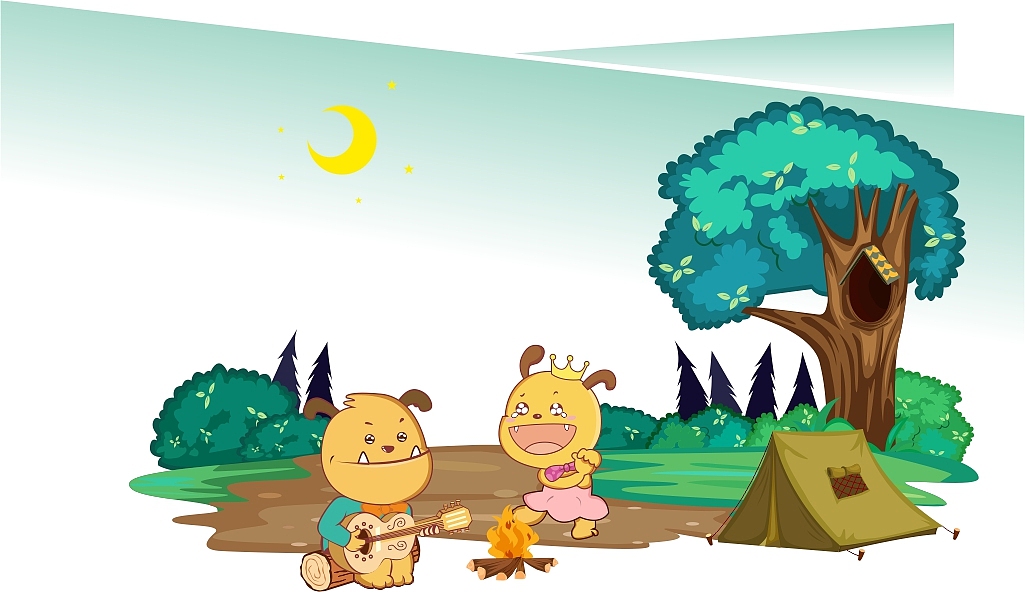 疯狂的小狗狗粮插画设计（图ZMTQ1MzIwMzY=） - 商业插画 - 站酷设计师vis合集原创素材 - 站酷ZCOOL