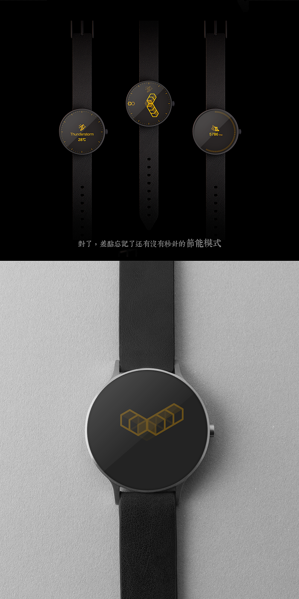 TencentOS表盘-灵感来之蜂巢以及潘洛斯阶梯（图ZMjk2MzAwNjA=） - APP界面 - 站酷设计师kakyokk原创素材 - 站酷ZCOOL