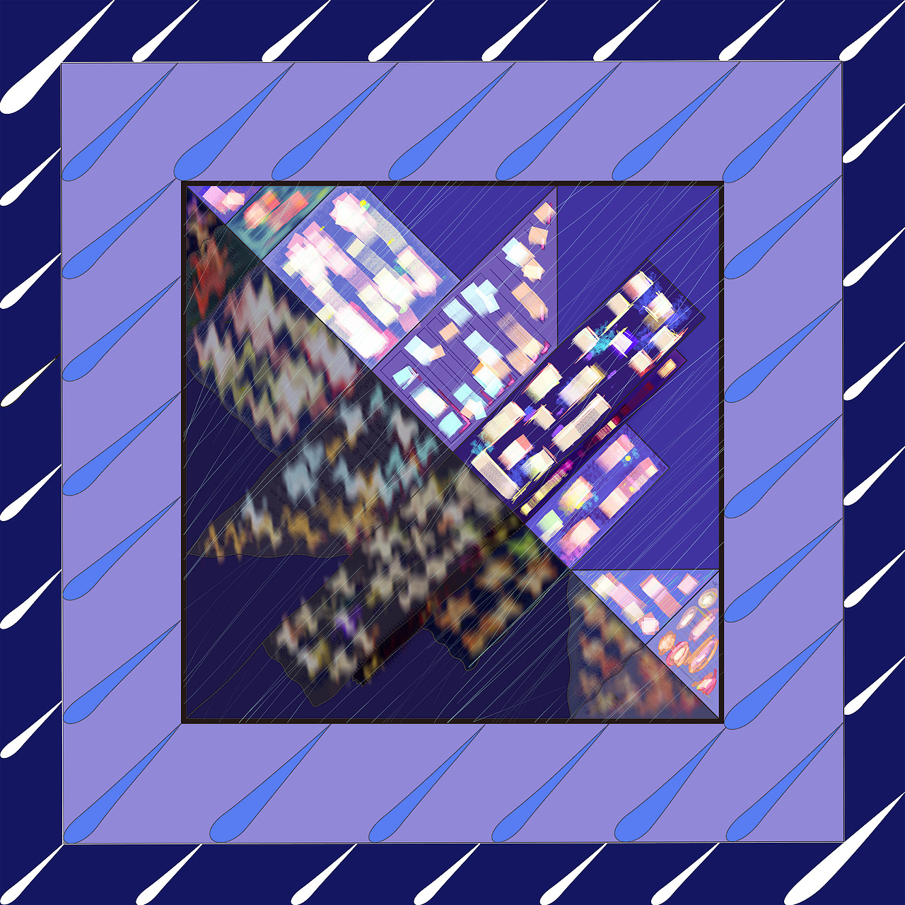 “闪烁的光”系列图案设计