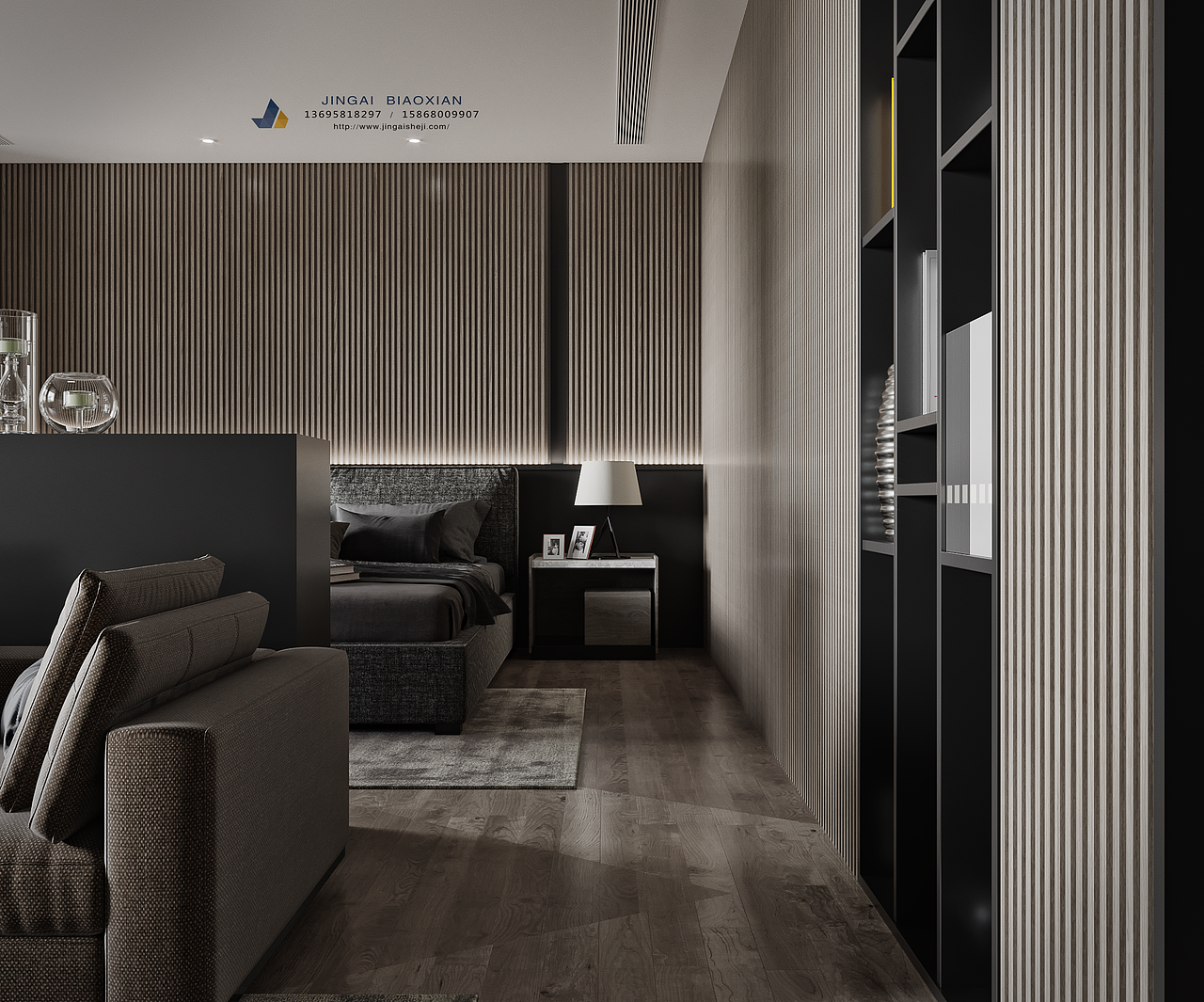 现代简约卧室偏