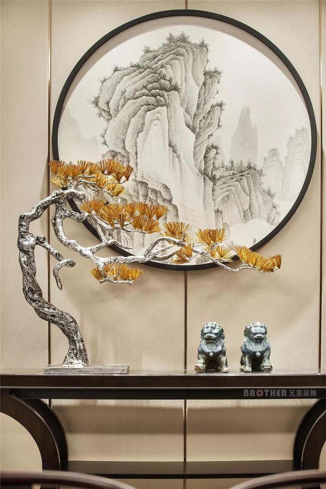 400平高端别墅设计，新中式风格，方寸之间皆是优雅（图ZMjI3MDk0MTQ0） - 家装设计 - 站酷设计师重庆兄弟装饰公司原创素材 - 站酷ZCOOL