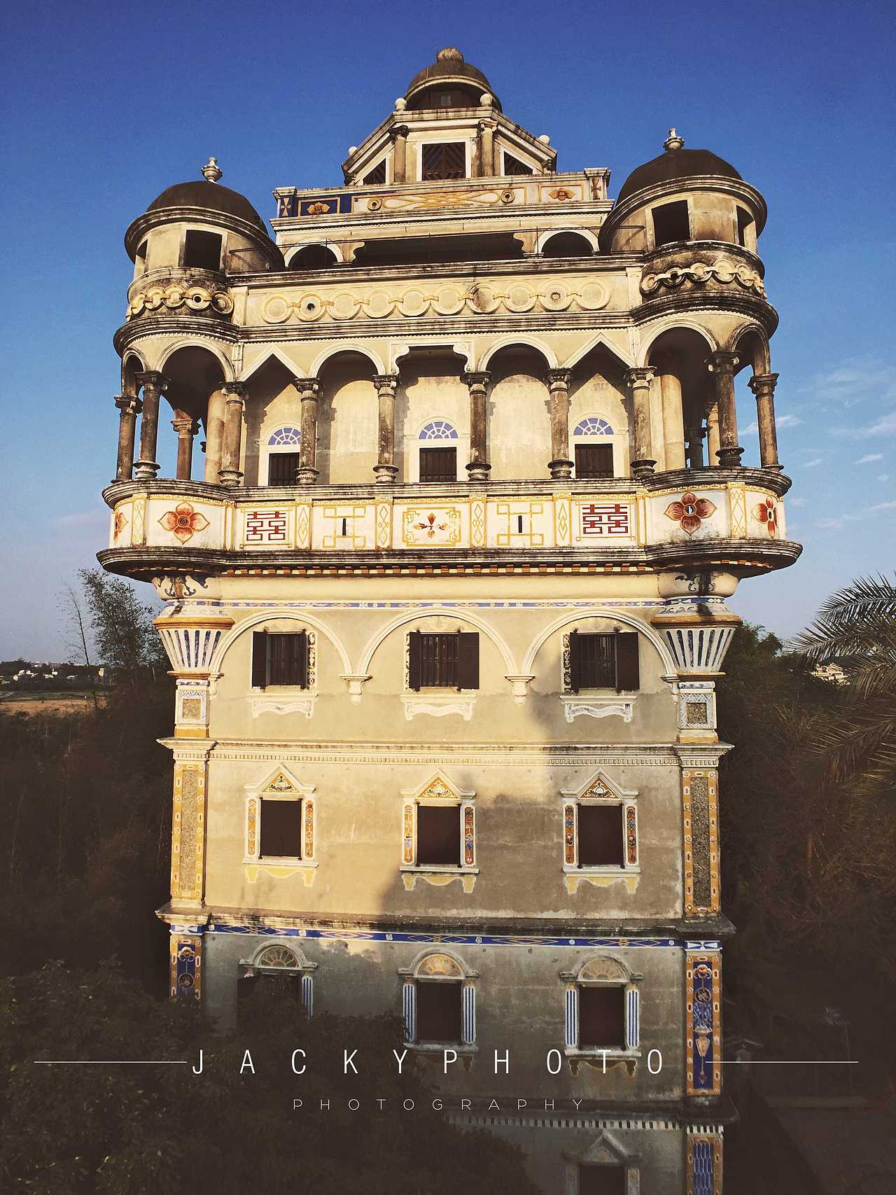 《春游家乡——碉楼 》_新奥义-站酷zcool