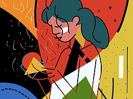 發(fā)個抽象插畫的合集