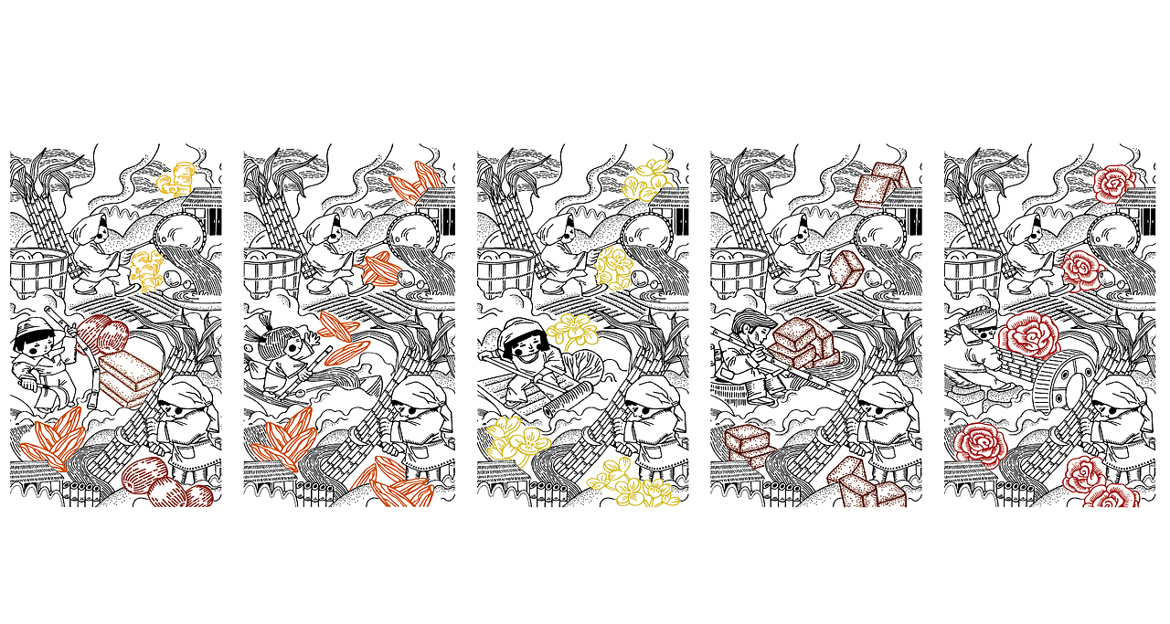 儿时年味｜老塘子云南老红糖包装设计（图ZMjg0Njg4MTQw） - 包装 - 站酷设计师李家生原创素材 - 站酷ZCOOL