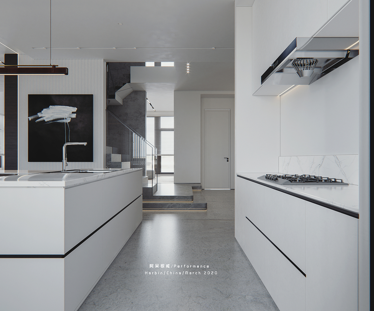 现代别墅·客厅