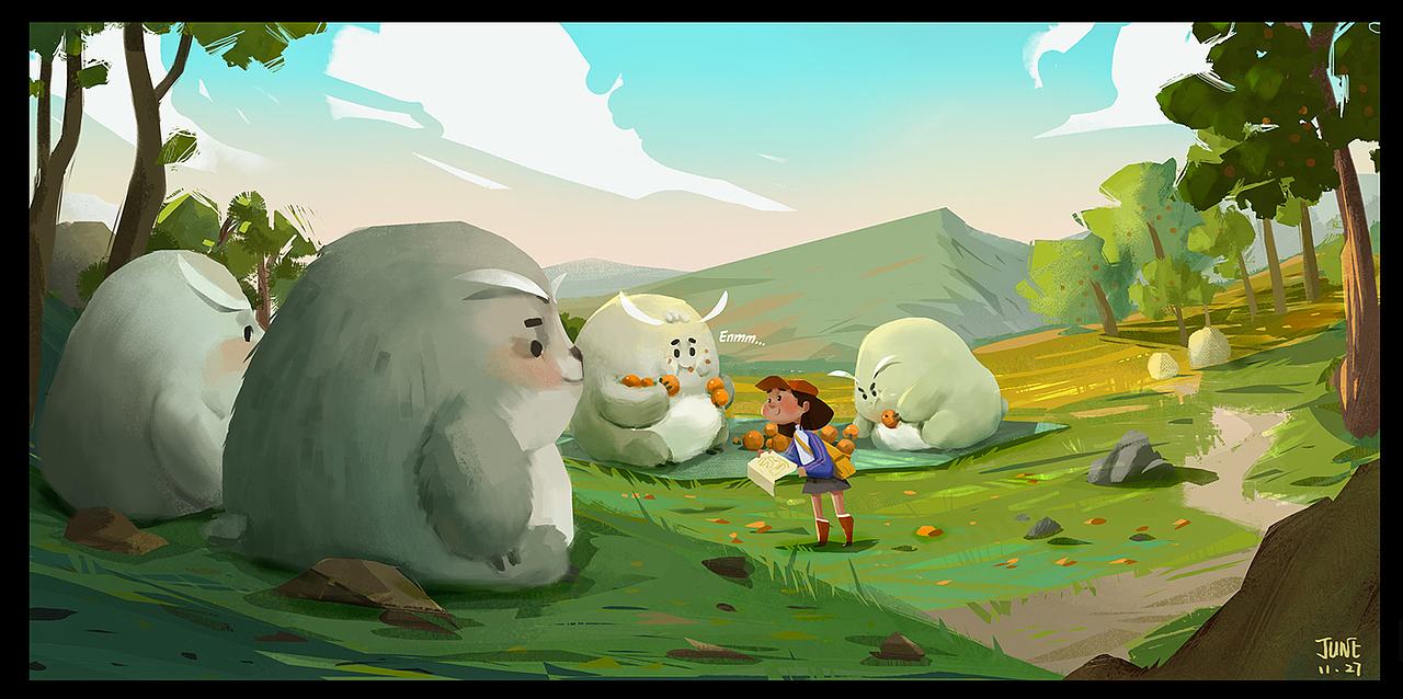 遇（图ZMTk3MTI5MDYw） - 概念设定 - 站酷设计师ZCJUNE原创素材 - 站酷ZCOOL