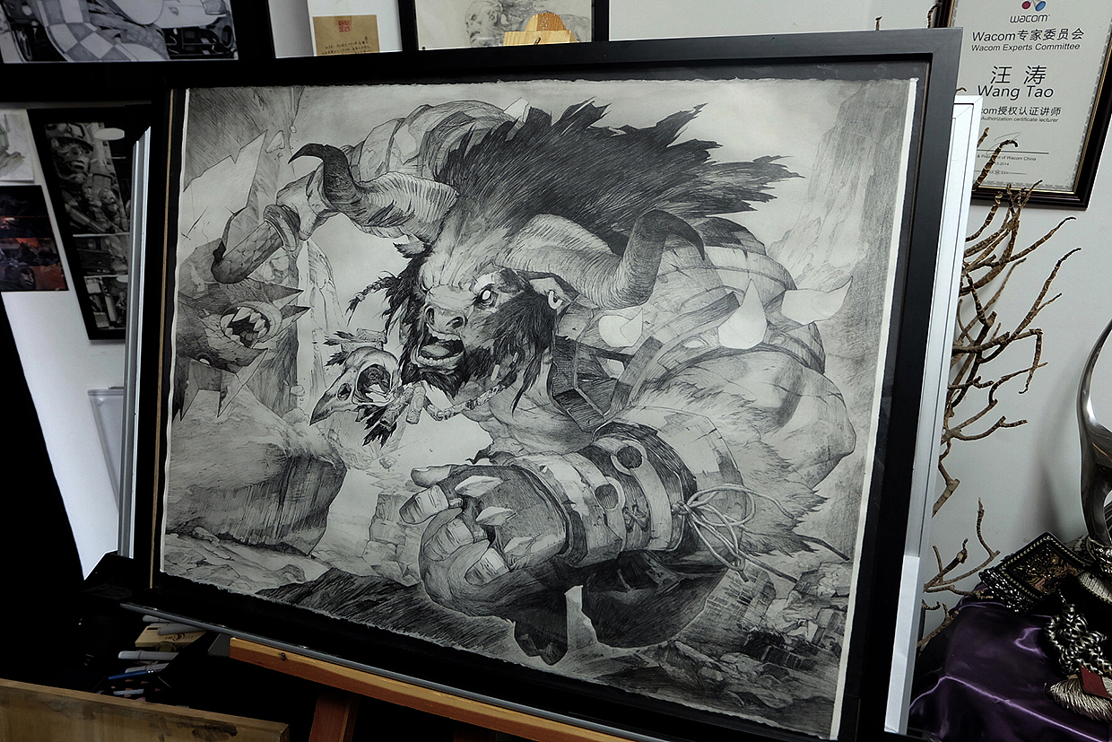 牛头人（图ZNTYyMTUzMTI=） - 商业插画 - 站酷设计师矩阵GTR原创素材 - 站酷ZCOOL