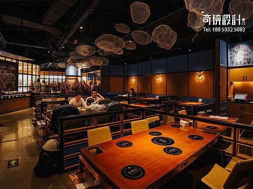 厦门火锅店装修设计/自助小火锅/连锁店/餐饮/商场店铺