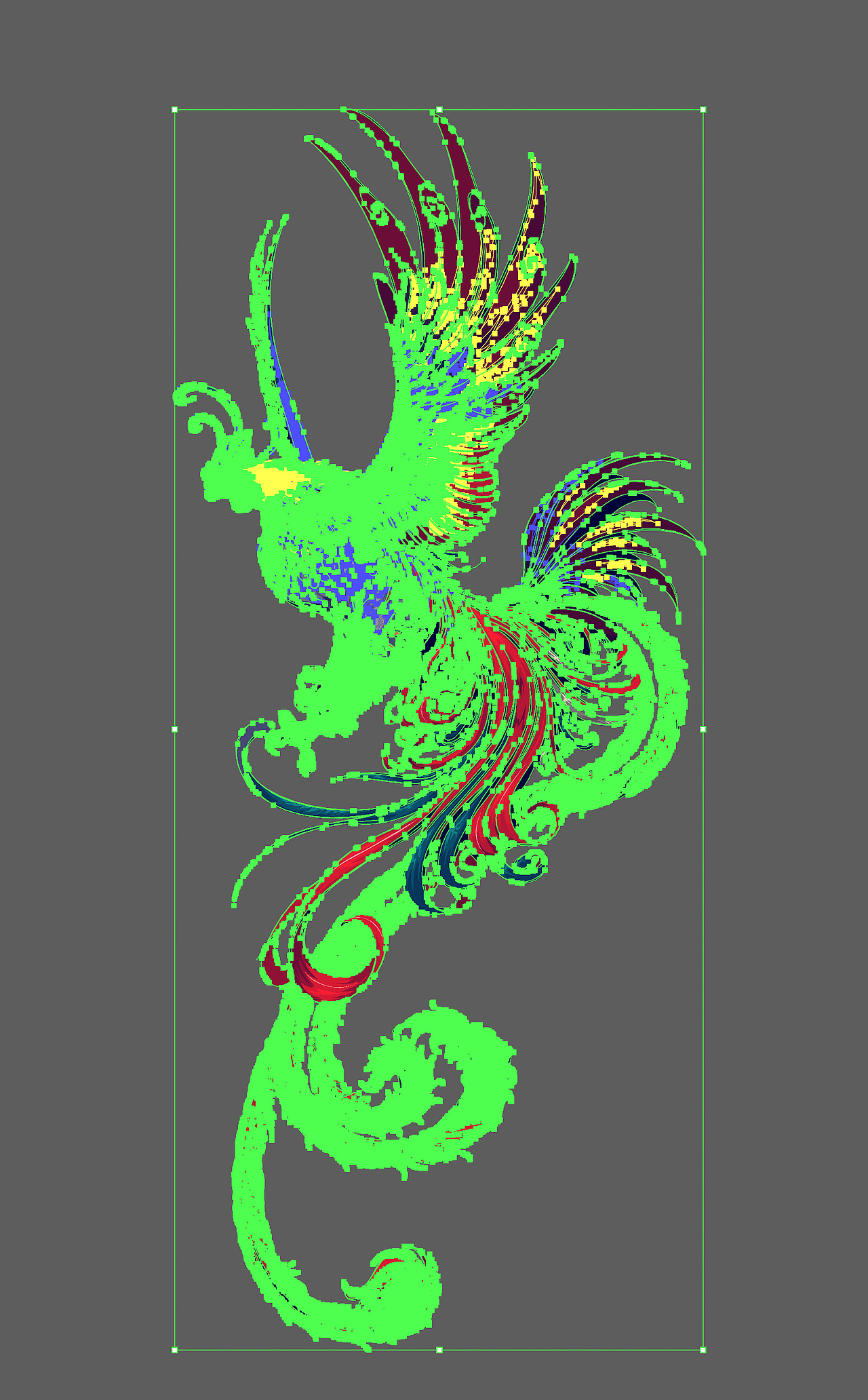 “涅槃”-“凤凰来仪”（衍生版）鸡年春节中国风插画（图ZMTIwNjM1MTMy） - 商业插画 - 站酷设计师武减武文化创意原创素材 - 站酷ZCOOL