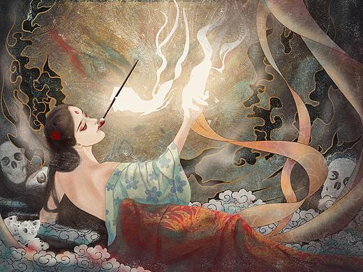 古风板绘-画皮