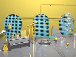 c4d-小模型练习稿