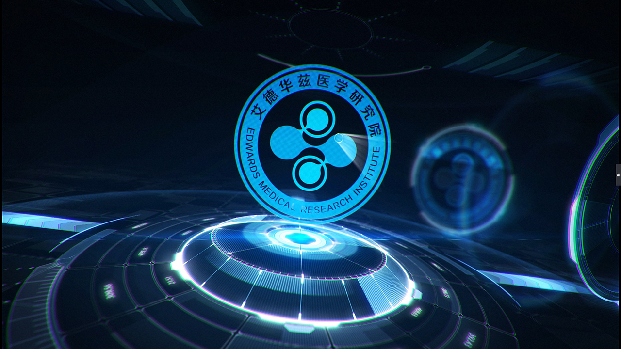 艾德华兹LOGO特效展示 动态LOGO