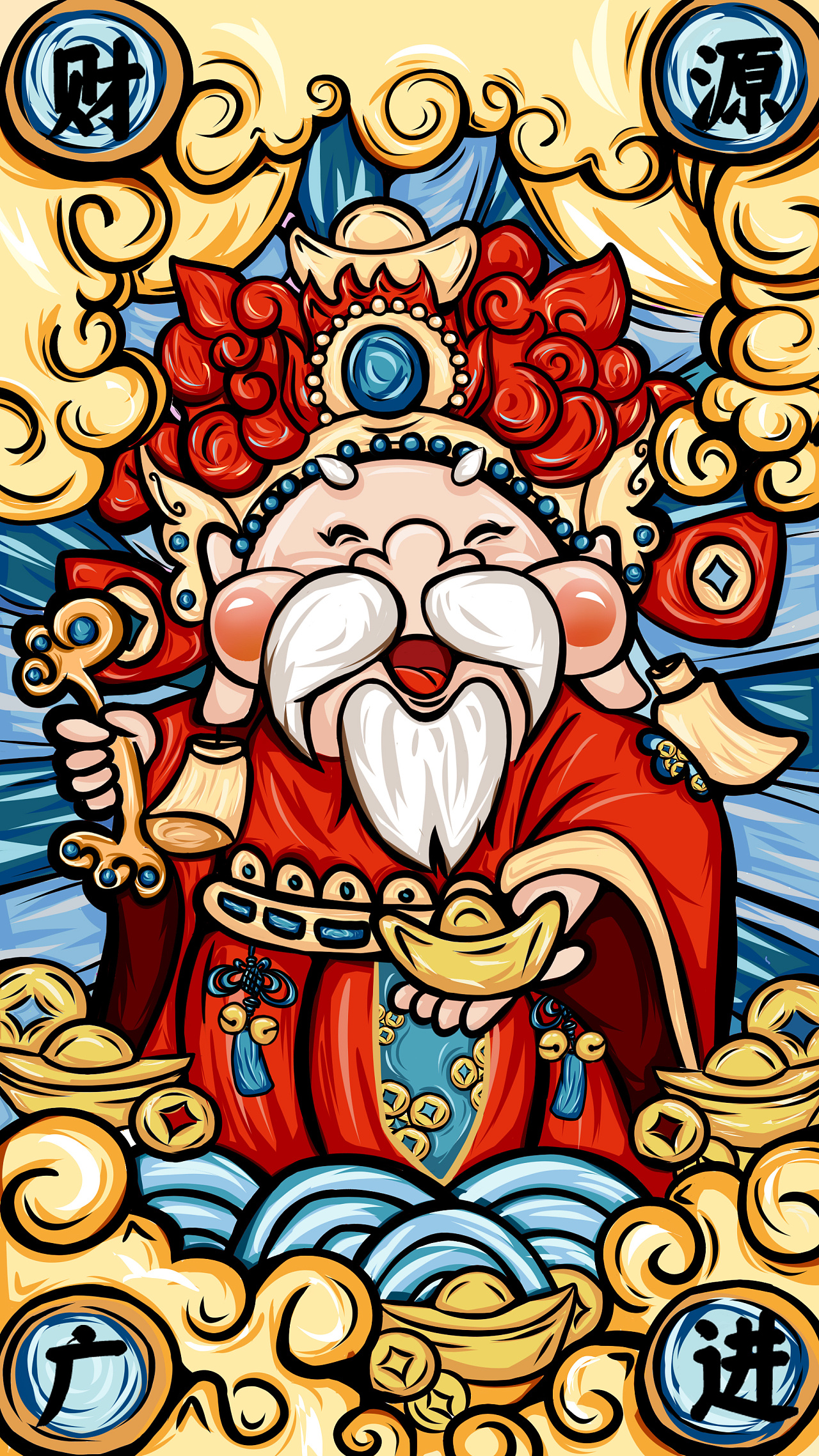 国潮|插画|商业插画|大橙dacheng - 原创作品 - 站酷 (zcool)