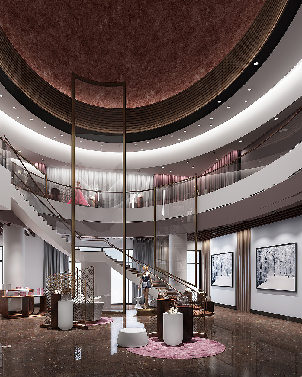 作品推荐 I 做自己的模特做最美的新娘高定婚纱店设计