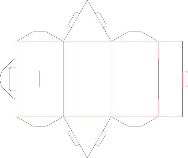 千款纸盒包装结构展开图下载