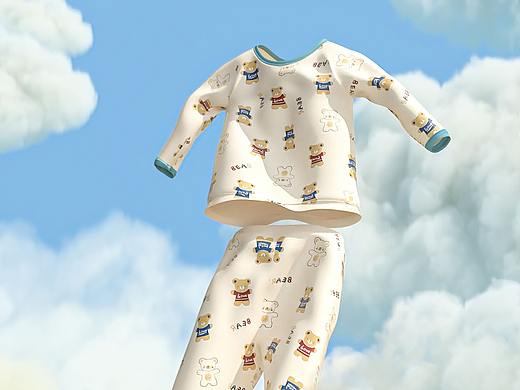 儿童衣服电商产品动画