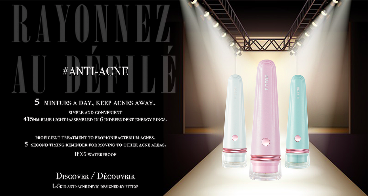 美容仪外贸概念海报设计