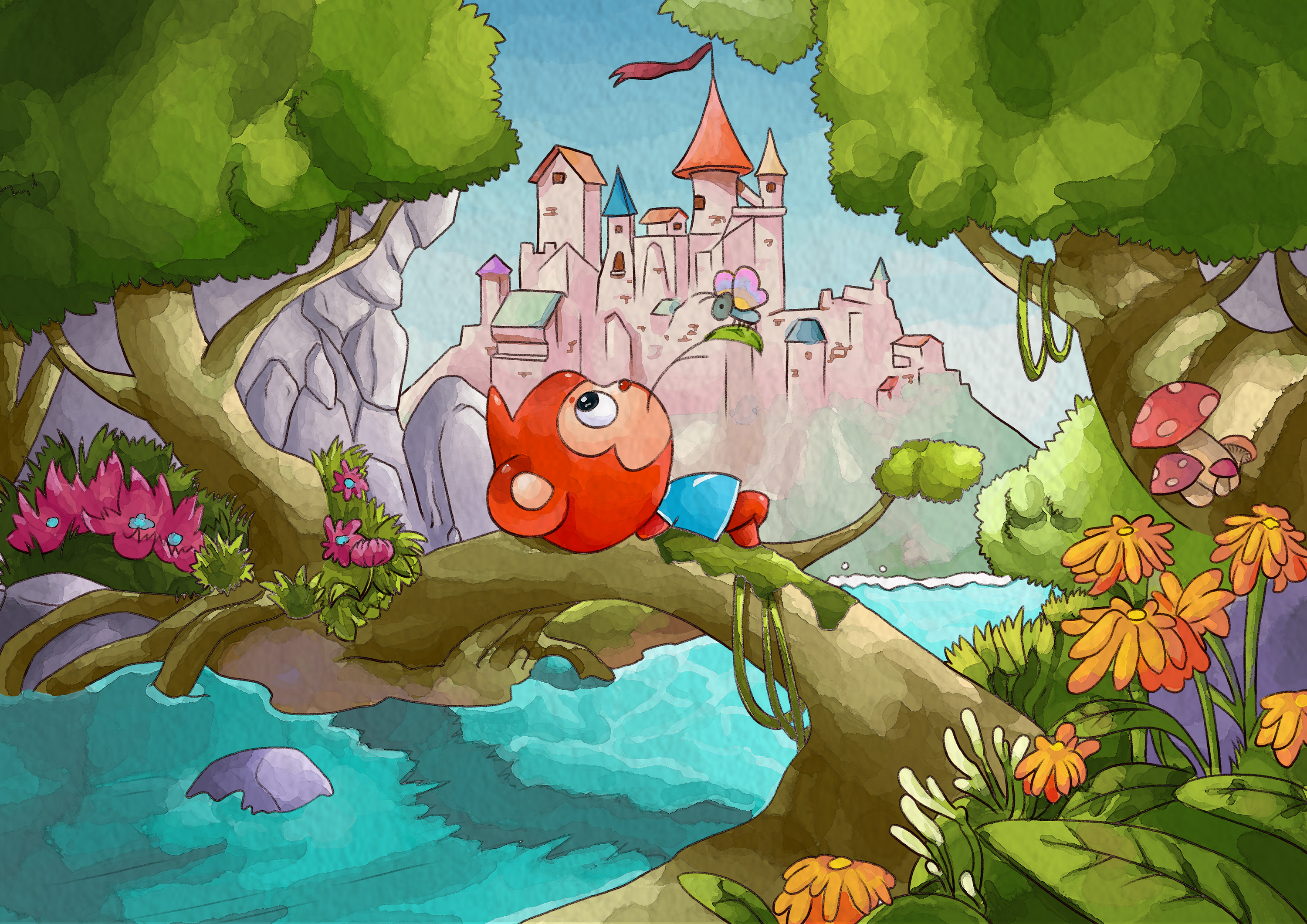 水彩风|插画|儿童插画|悠悠漫心 - 原创作品 - 站酷 (zcool)