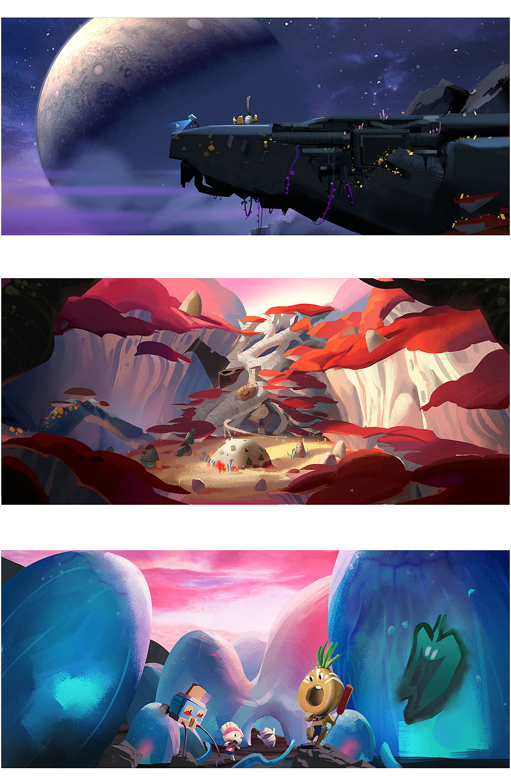 灯光气氛图丨动画电影《吃货宇宙》