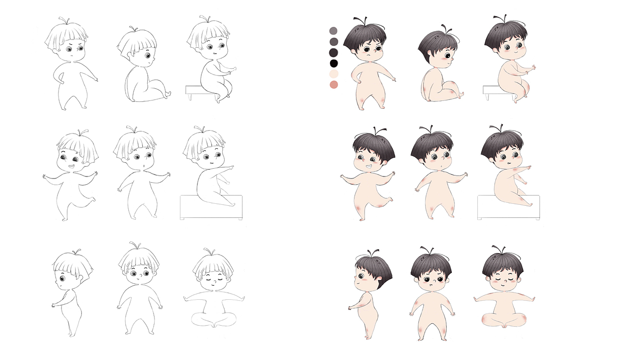 原创IP形象设计|王饱饱的快乐生活