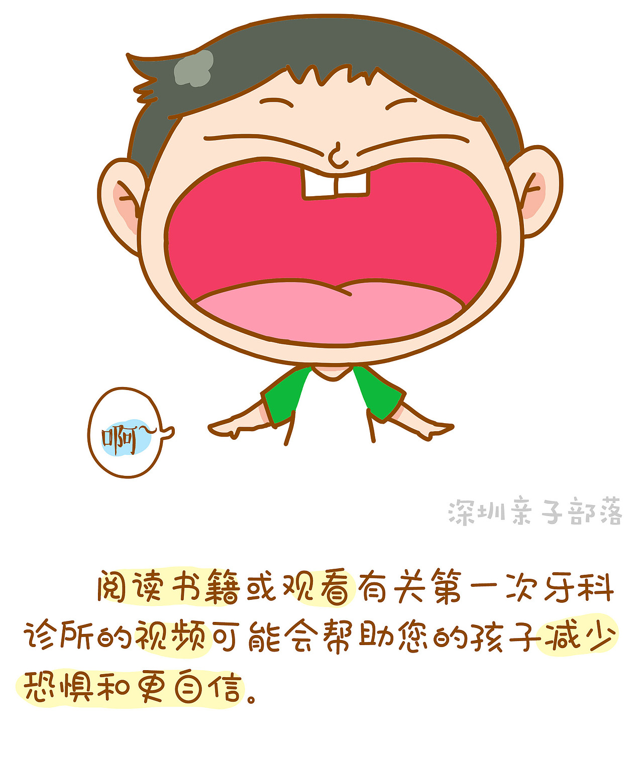 医生妈妈 | 看牙医要从娃娃抓起！