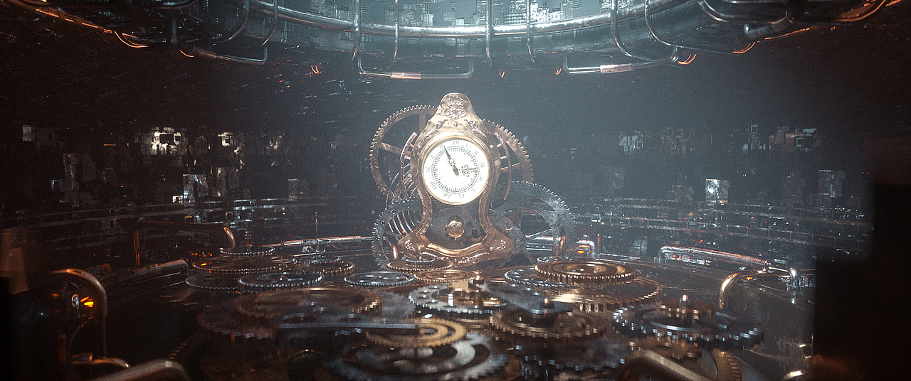 C4D场景练习：被遗忘的时间