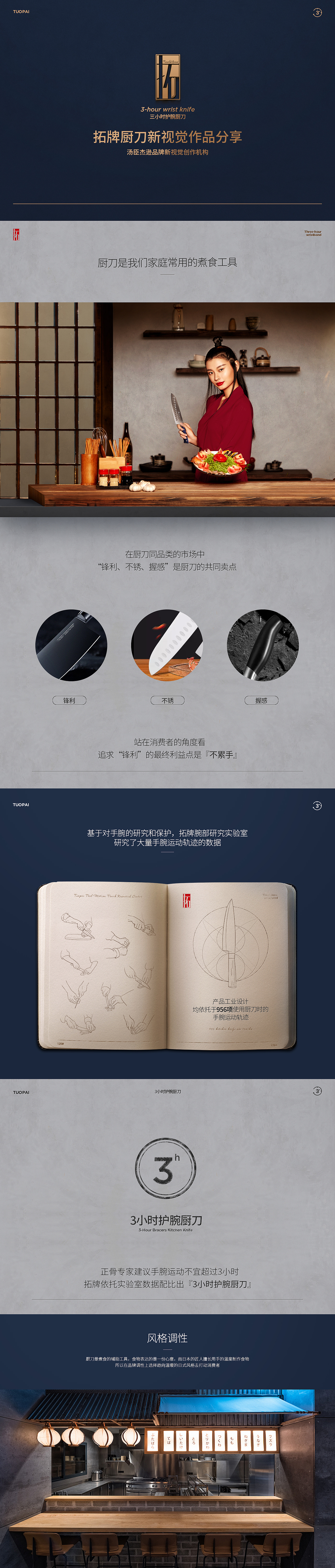 汤臣杰逊【拓牌厨刀品牌新视觉作品分享】