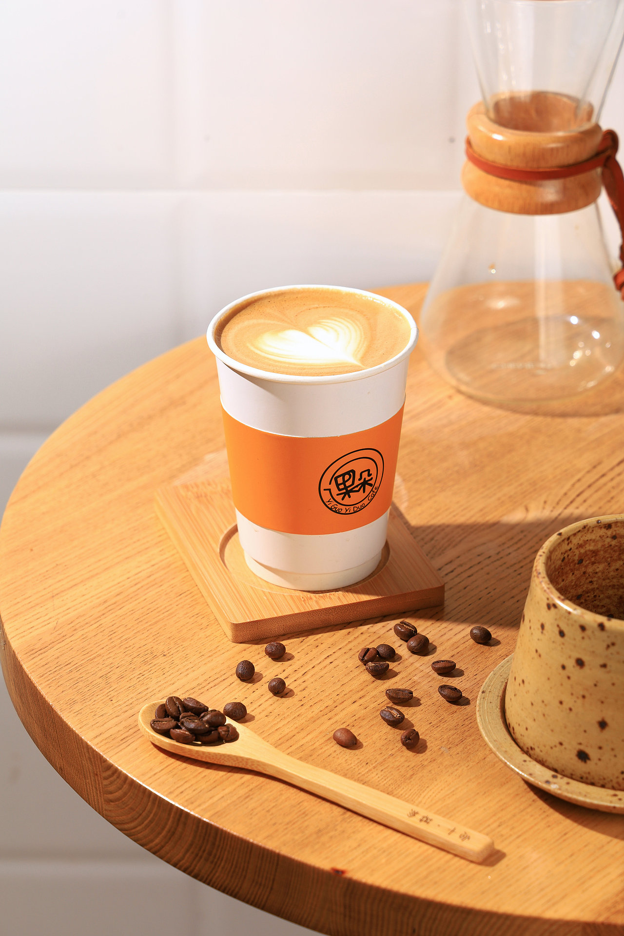 果朵咖啡店饮品拍摄