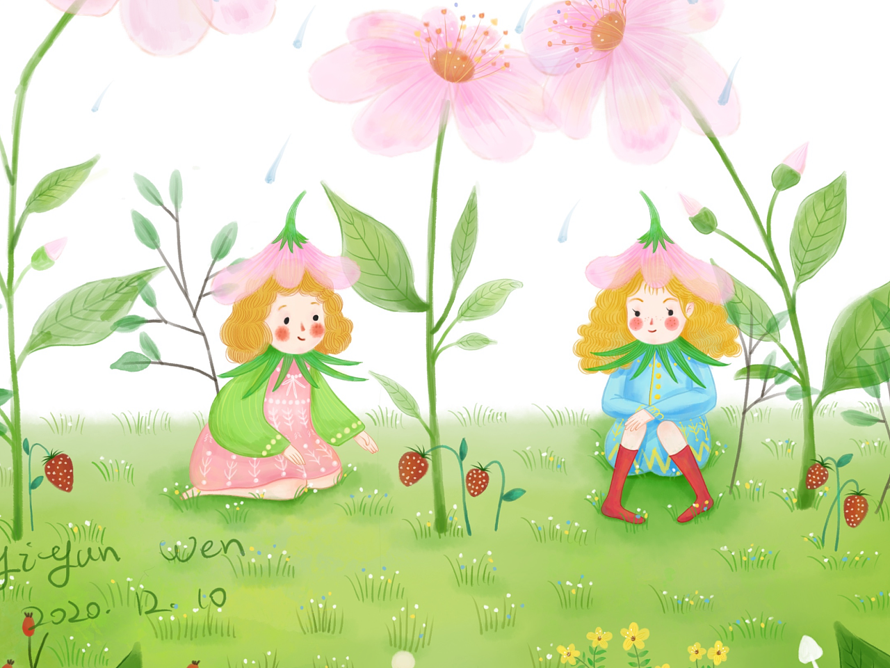 花园里的小精灵