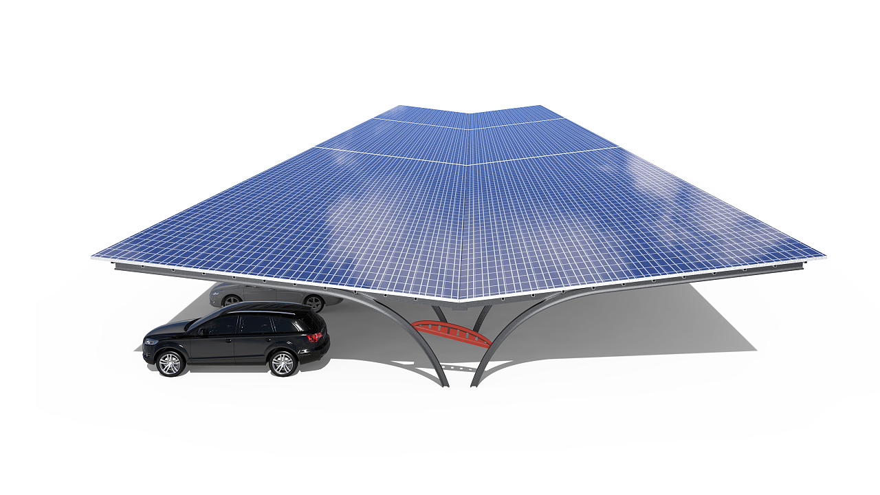 光伏建筑一体化-光伏车棚与厂房|工业/产品|工业用品/机械|南国熊孩子