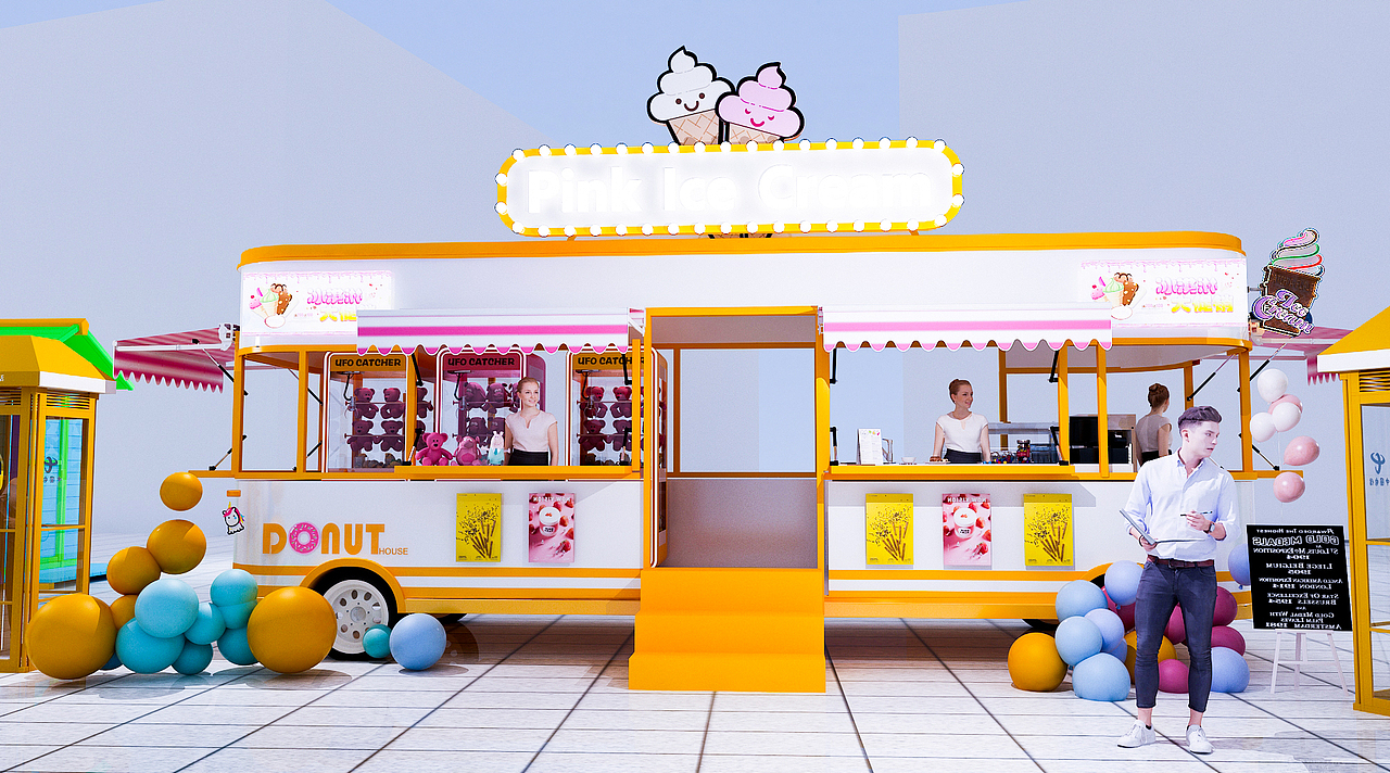 公关活动美陈设计（图ZMjI4MjMzOTMy） - 展陈设计 - 站酷设计师庸人自扰Q原创素材 - 站酷ZCOOL