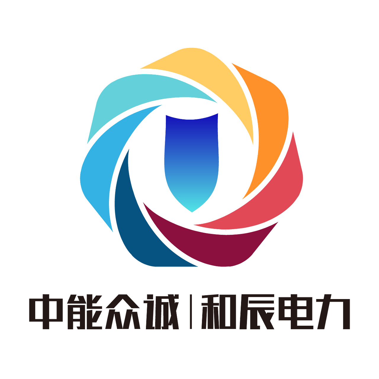 两个公司的logo组合成一个