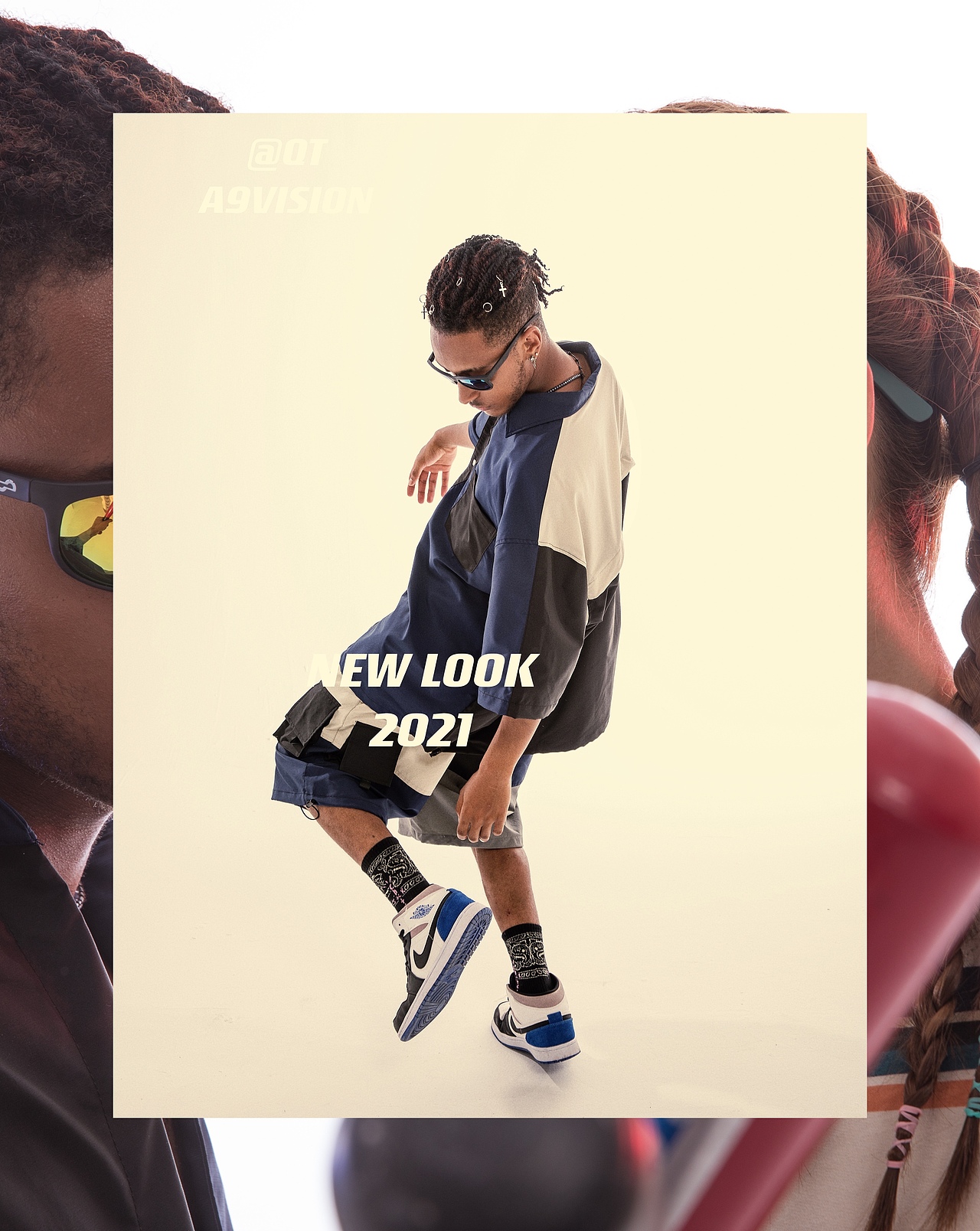 品牌时尚运动眼镜平面广告拍摄